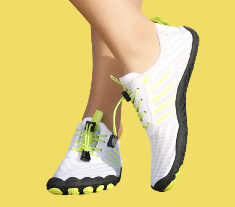 Wearing Grounded Footwear barefoot shoes during daily activity